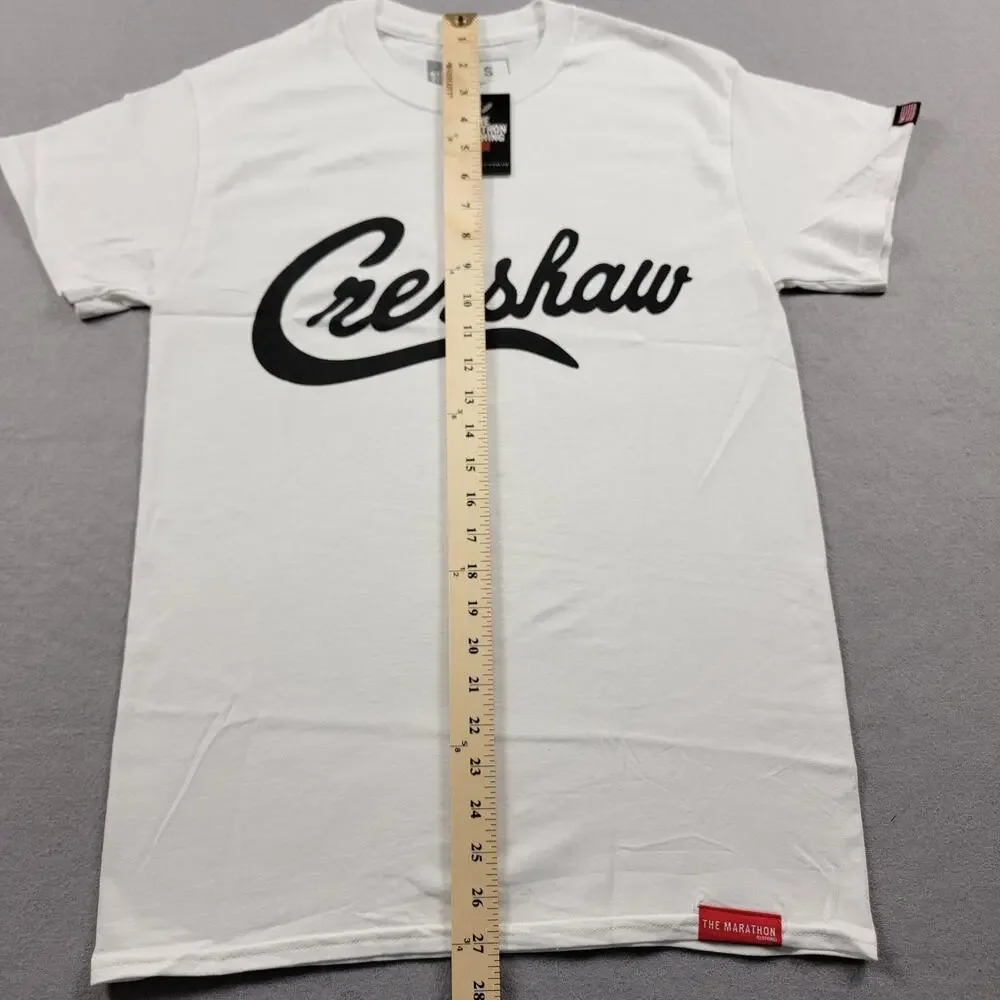 The Marathon Clothing Crenshaw Shirt Mens Small White Graphic Tee Streetwear - Picture 9 of 9